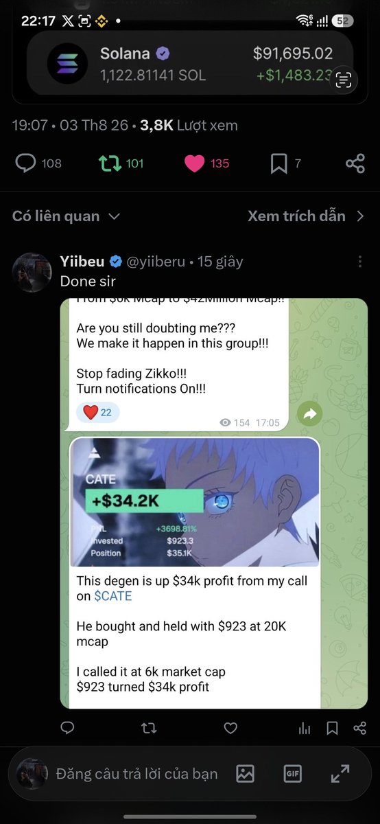 yiiberu's tweet photo. @Crypto__Haris @Zikkodegen Done sir https://t.co/qWz0bkozR9