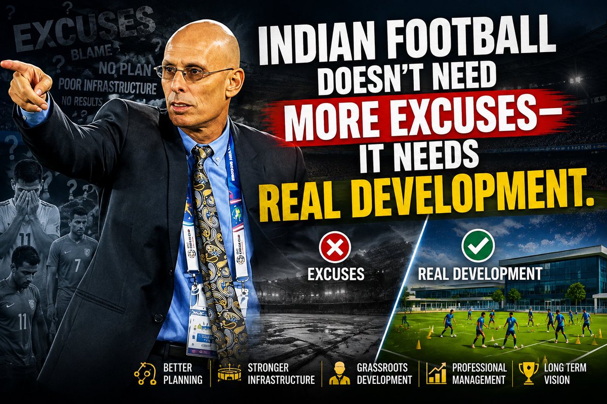 iFF_News's tweet photo. Stephen Constantine speaks exclusively to IFF News.

From grassroots development to promotion & relegation, youth football and the future of the game, the former India head coach shares his unfiltered views on what Indian football must change.

Read the full interview: https://t.co/bY8NWSLXRF

#IndianFootball #StephenConstantine