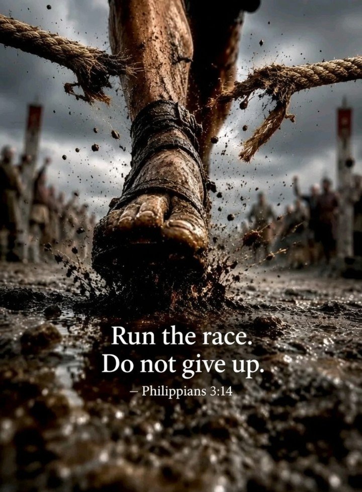 altinekasre1's tweet photo. “Run the race. Do not give up.”

Phillipians 3:14 https://t.co/L8xLcmUzs1