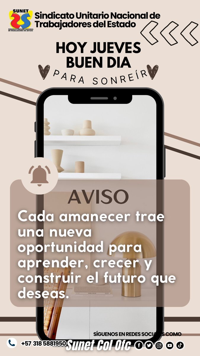 sunetcolofc's tweet photo. #sunet │👋🏼  Píldoras Positivas

🌞 Cada amanecer trae una nueva oportunidad para aprender, crecer y construir el futuro que deseas.
👉 Etiqueta a quien siempre te motiva a dar lo mejor de ti.

Afíliate a SUNET, 
Móvil: +57 3185881950
@GermanSUNET https://t.co/4LDc0Cn4uS
