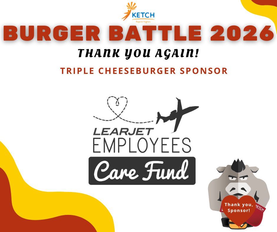 ICTBurgerBattle's tweet photo. You can always count on the Learjet Employees Care Fund to bring the cheddar at Burger Battle! Thank you for being one of our TRIPLE CHEESEBURGER SPONSORS for Burger Battle 2026! https://t.co/bSoySitmlG