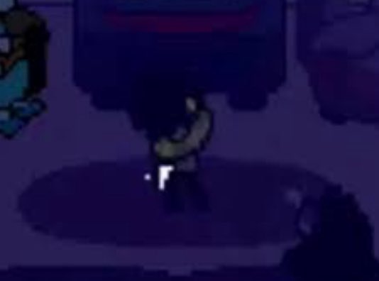 THESHORESMIRAGE's tweet photo. #deltarune Kris' Knife is becoming a Black Knife. It has deteriorated heavily. From shiny and prestine pre-TV World to gross and nasty by Chapter 5, BEFORE Flower King. This confirms Kris DIDN'T make the Card Kingdom / Castle Town. https://t.co/0deDa7tV0t