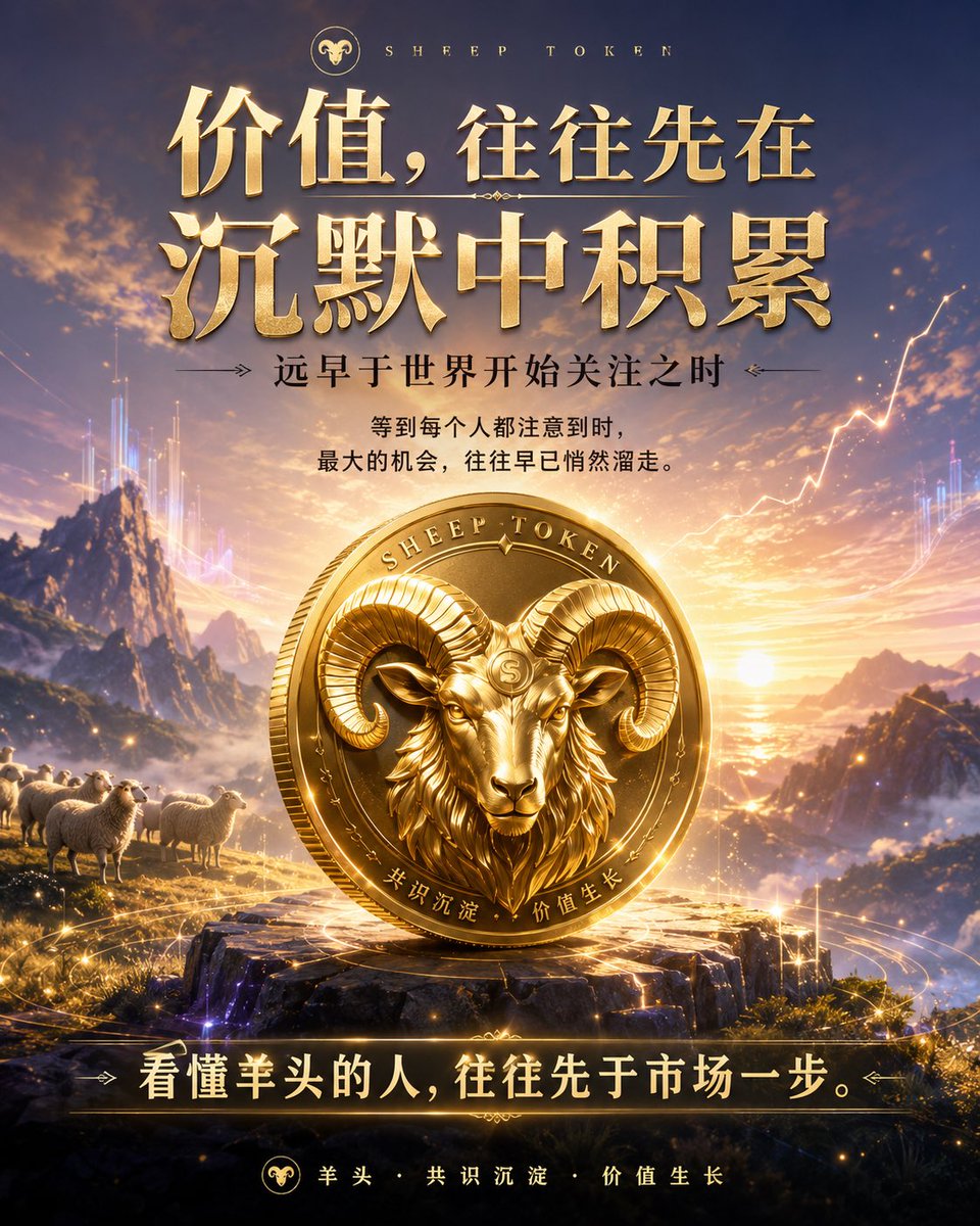 CTOyangtou's tweet photo. 价值在沉默中悄然积累，远早于世界开始关注之时。
等到每个人都注意到时，最大的机会早已从他们身边溜走。

#羊头
#bnb https://t.co/6zlCcew4Br