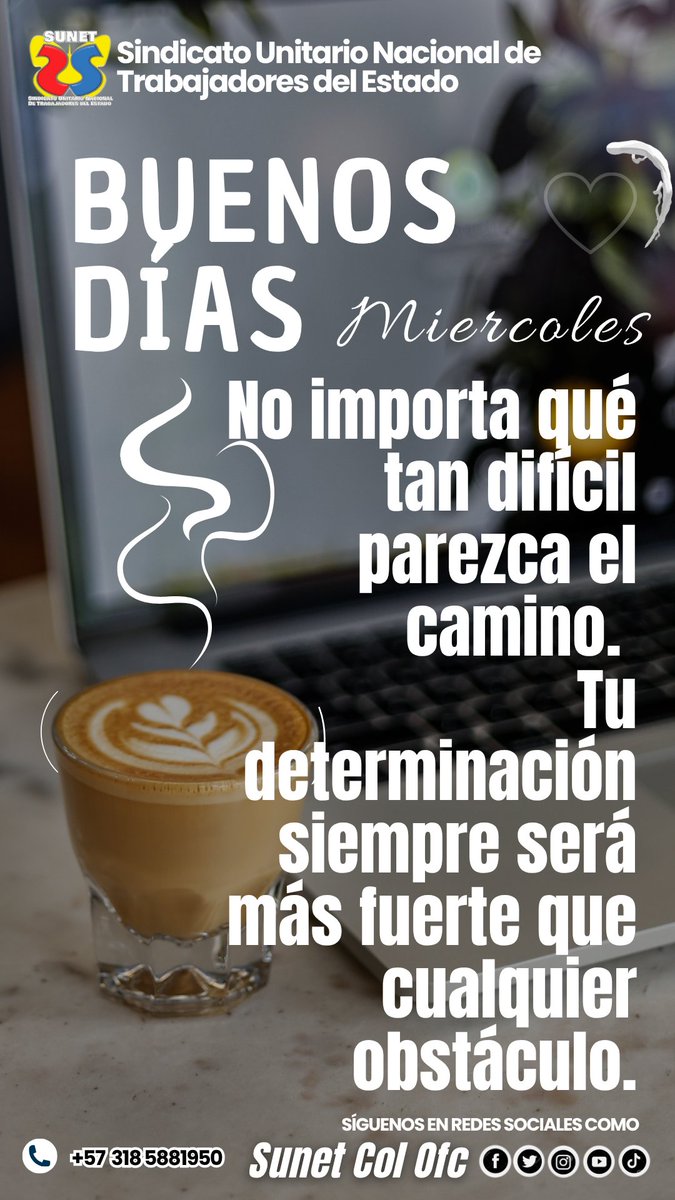 sunetcolofc's tweet photo. #sunet │👋🏼  Píldoras Positivas

💙 No importa qué tan difícil parezca el camino.
Tu determinación siempre será más fuerte que cualquier obstáculo.
👉 Reacciona si hoy eliges avanzar sin excusas.

Afíliate a SUNET, que respaldamos la defensa de tus derechos
@GermanSUNET https://t.co/maElDUhP78