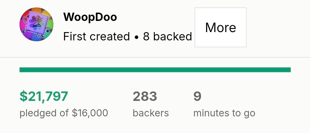 WoopDoo (BFPOR KICKSTARTER OUT NOW!) tweet media