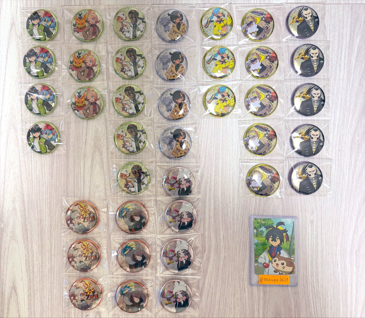 makuma3629's tweet photo. 【交換】ポケットモンスター ポケモン Pokémon LEGENDS Z-A 缶バッジコレクション ミアレ編 A 

譲 : 画像参照

求 : カラスバ

郵送にて交換希望です。
4:1､5:1等の比率違い、抱き合わせ等
全て検討させていただきますので、お
気軽にお声がけください🙇‍♂️ https://t.co/BArdrPrgO8