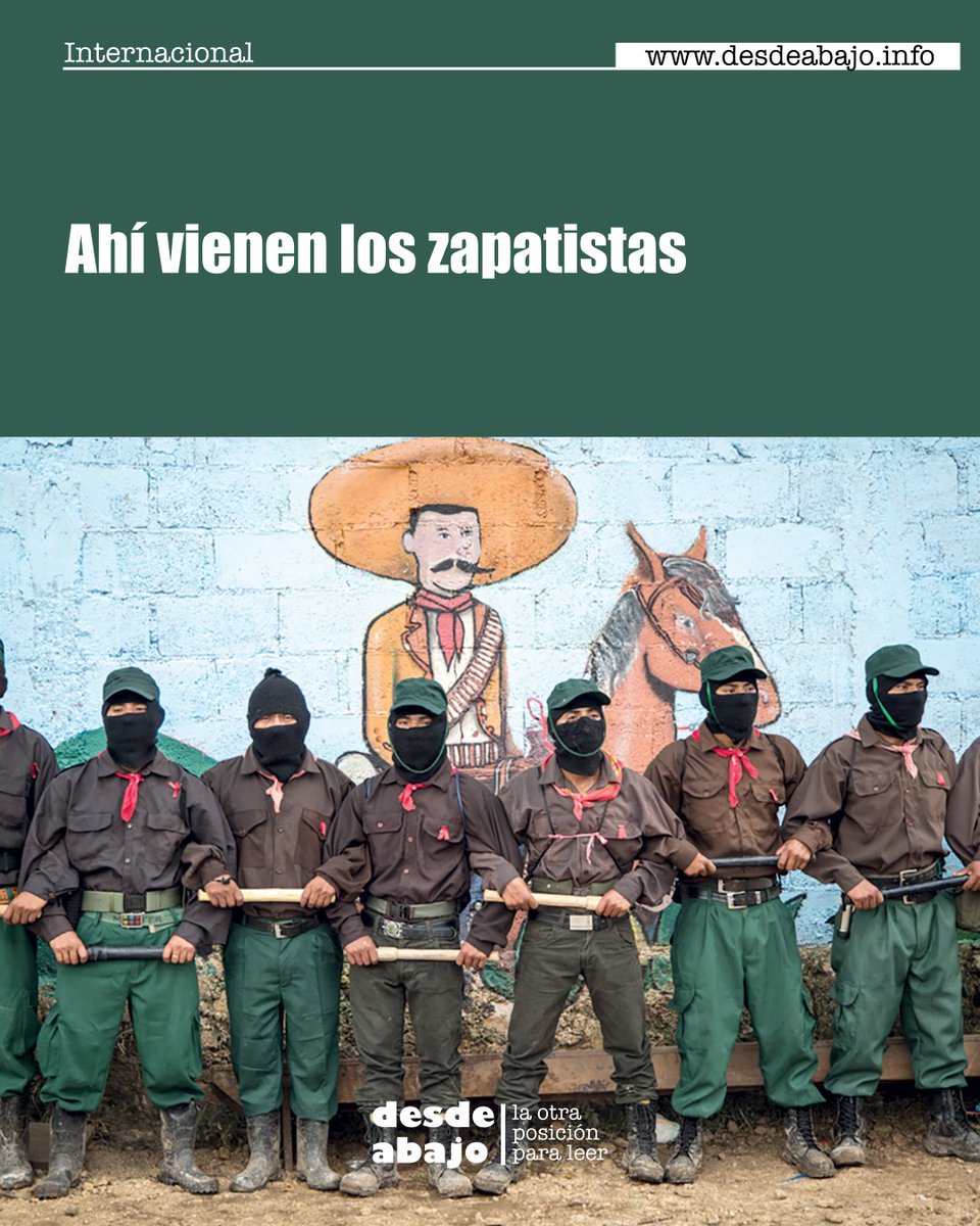 desdeabajo_info's tweet photo. #Internacional 🇲🇽 | “El sistema capitalista es un sistema inhumano, cruel y criminal”, sentenció el subcomandante insurgente Moisés, vocero del EZLN, durante el Semillero Guerra contra la Humanidad.
https://t.co/GrOrFw6NaC

#Alternativas #Capitalismo #Resistencia https://t.co/ZBPq5EOrHt