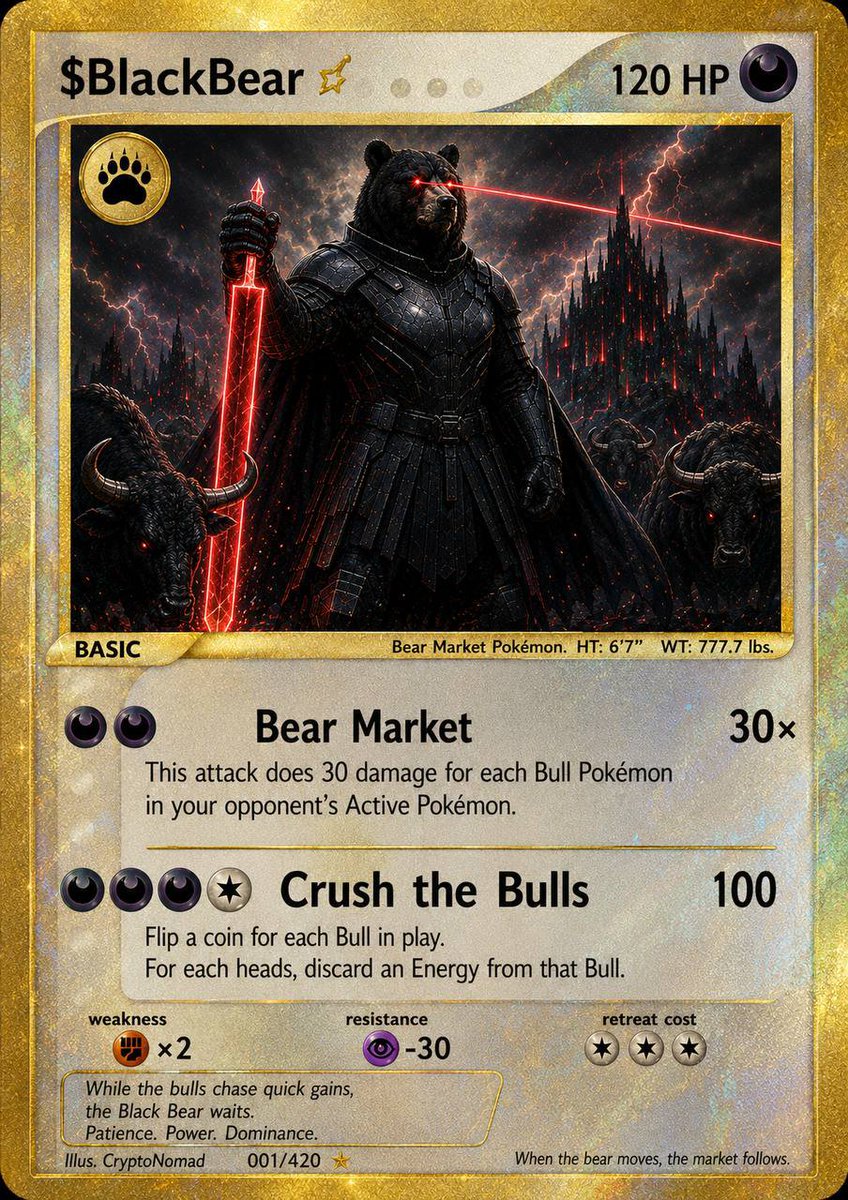 Maaxximmus's tweet photo. @poe_real69 $BlackBear is one of the few that actually feels positioned for it.
Strong community identity. Real buybacks and burns from creator rewards. Quiet building while most chase noise.

CA: 8X1N2HmiP11UXidmyRNHLoBGjAhXU4rk5GnrVYGYpump https://t.co/YowgFkEwdP