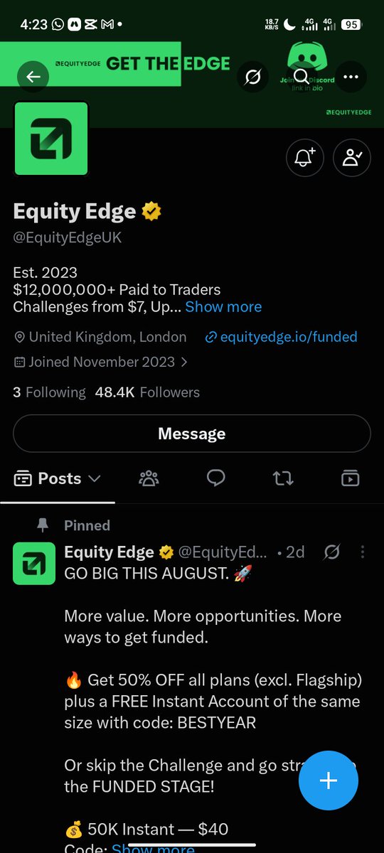 KingPrevailer's tweet photo. @daraja_fx @EquityEdgeUK @berkayglife All done @SayianUUI https://t.co/wnOn9wf5Xi