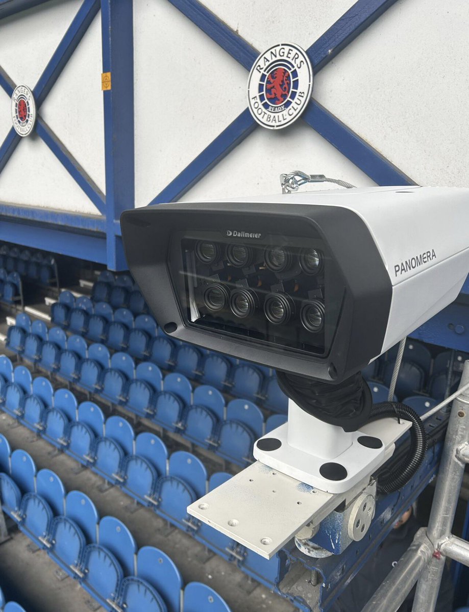 RFC_Michael_'s tweet photo. 🆕 Rangers have invested in two state-of-the-art CCTV cameras at Ibrox Stadium. 

These replace the previous  Panomera cameras which produce the highest quality of images and have ability to cover an entire stand through its multi-camera system. https://t.co/ISUQ6aPKe9