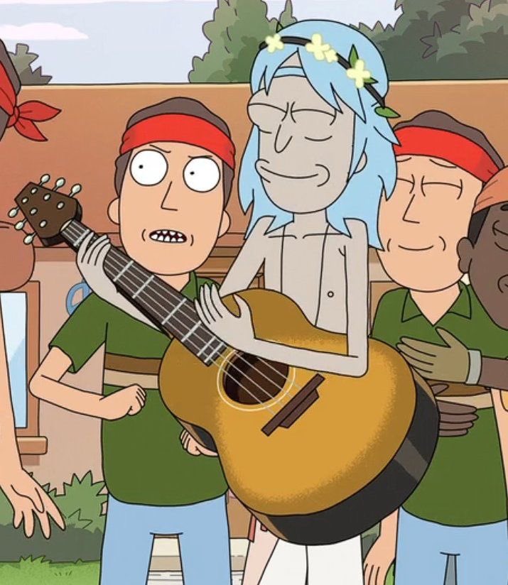 cosmicglacierr's tweet photo. I need more of Hippie Rick immediately

 #rickandmorty #ricksanchez https://t.co/SDN6fgl3Jv