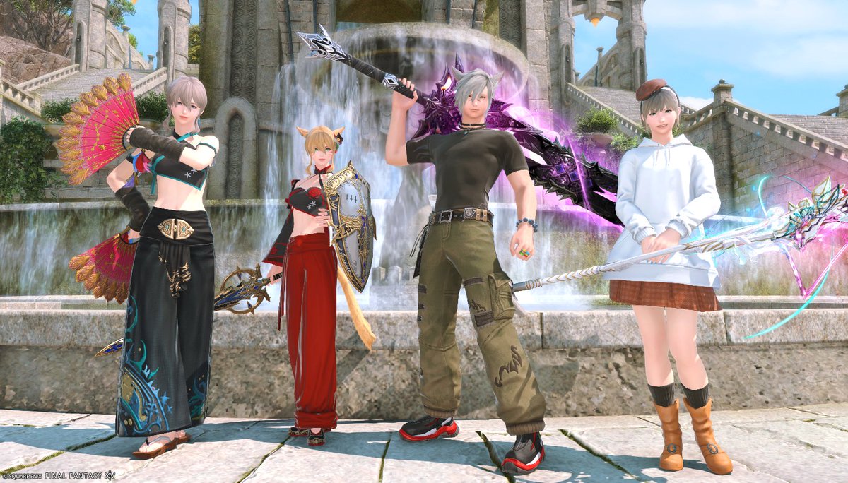 Fraw_ff14's tweet photo. 今晩はお誘いいただいて島でCE巡りしてきました！
ディスペラー集めしてた時はずっとノの民だったので楽しかった～✨
またよろしくおねがいします(≧◡≦) https://t.co/o7uXYPrTQU