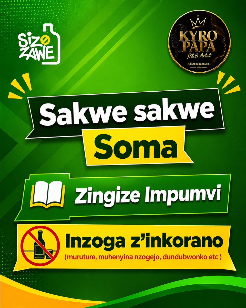 placide_art's tweet photo. #Sakwe #Sakwe 
  Soma 
#Zingize Impumyi 
inzoga z'inkorano (muriture ,dundubwonko,Muhenyina ,
Cungumuntu ...... https://t.co/QqPTQJhP8b