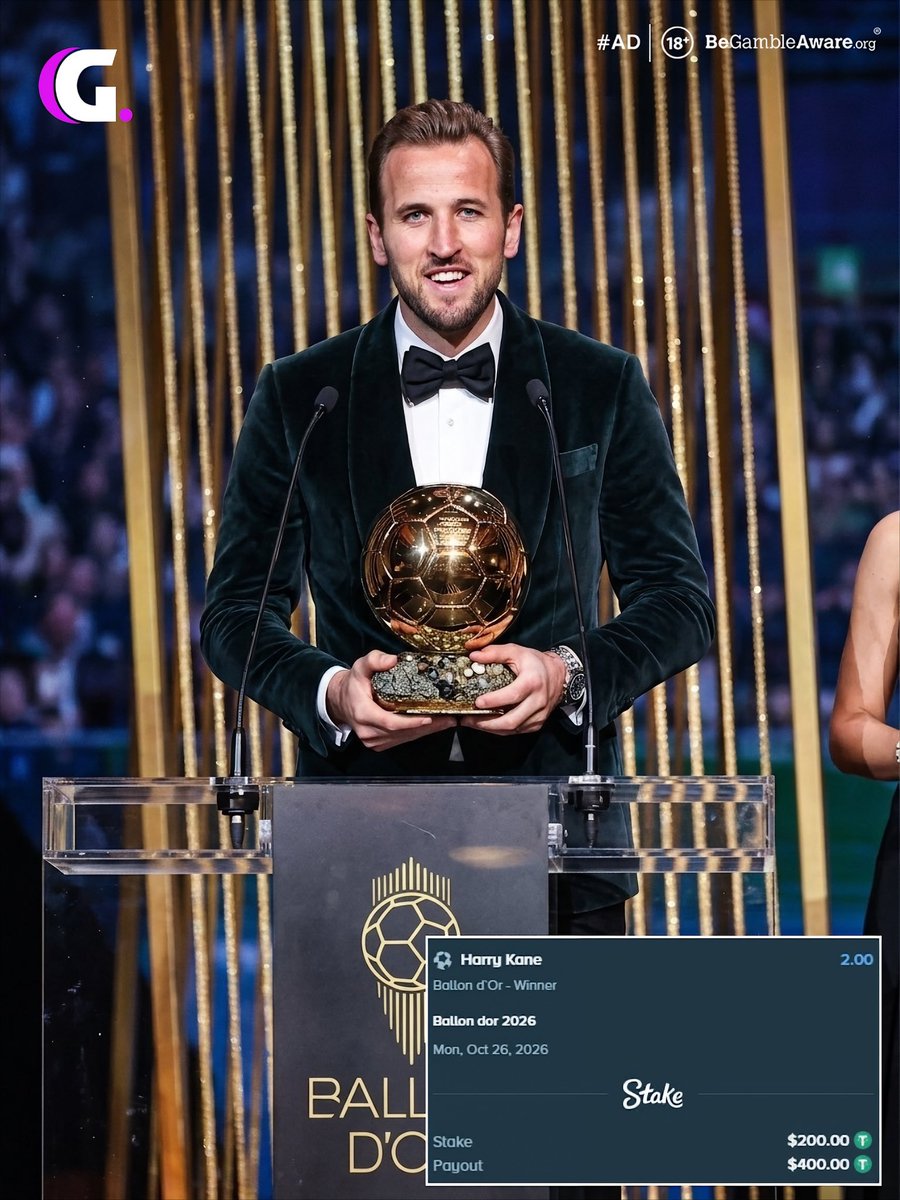 centregoals's tweet photo. 🚨🚨| NEW: Harry Kane is the 𝐂𝐋𝐄𝐀𝐑 𝐅𝐀𝐕𝐎𝐔𝐑𝐈𝐓𝐄 to win the Ballon d’Or this year as per every bookmaker in the world.

1. Harry Kane
2. Lamine Yamal
3. Rodri
4. Kylian Mbappé 
5. Lionel Messi https://t.co/hySqcUTFJk