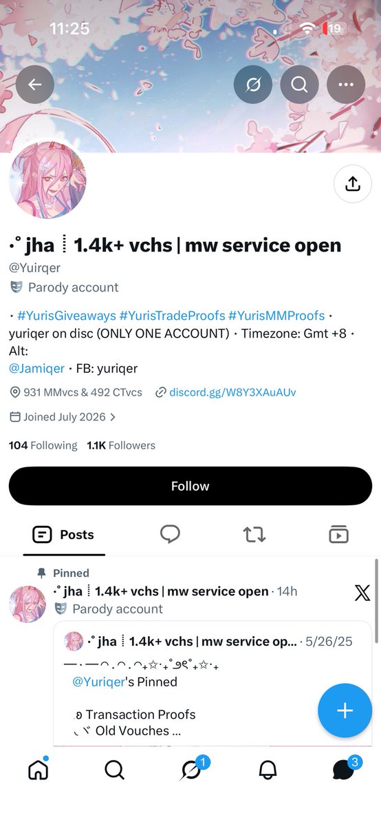 Yuriqer's tweet photo. Hello ! poser account this is not me ! @Yuirqer https://t.co/UrUZZsAZA0