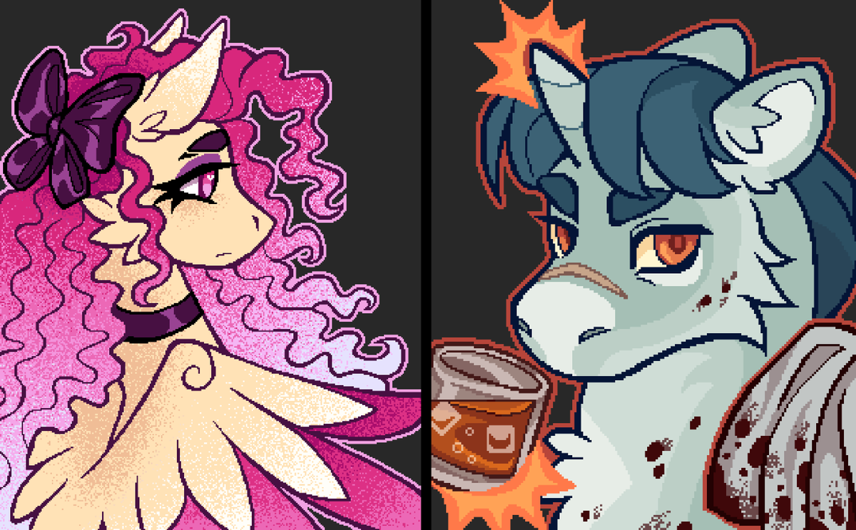 jackingnapier's tweet photo. ARTFIGHT WRAP-UP!!! considering i had to miss the first 2 weeks, im pretty happy with how much i managed to get done!! 💪 https://t.co/N9o8cIk6DR