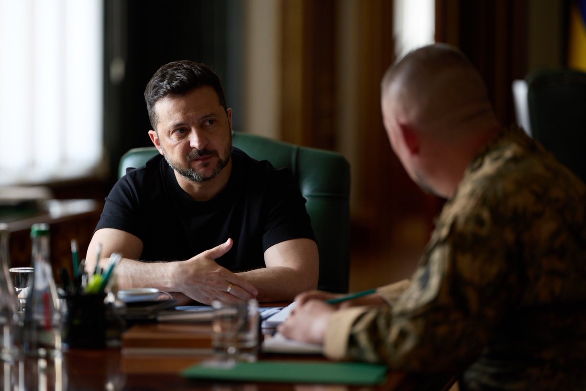 ZelenskyyUa's tweet photo. Pavlo Palisa reported on the implementation of our defense agreements with partners. It is important that coordination is taking place every day. First, air defense. We are working with the American side and our partners in Europe to secure the necessary support packages for Ukraine. This is not easy, but we expect results. Air defense missiles are needed in our launchers – not in warehouses somewhere far from the real threats.

Second, work continues to localize in Ukraine the types of Western weapons we need. This area will be expanded significantly. I will not provide details for now, but I thank our partners in Europe for their readiness to support our resilience over the long term in precisely this way – through localization and joint defense production.

Third, during meetings in the United States as part of a recent visit, we agreed on several specific options for the use of missile systems and on expanding cooperation between our companies – Ukrainian and American. The relevant documents are being prepared, and communication between the companies is ongoing. General Palisa will coordinate this work with the Ministry of Defense of Ukraine, the American side, and Ukrainian manufacturers. Our warriors will have greater strength. Glory to Ukraine!