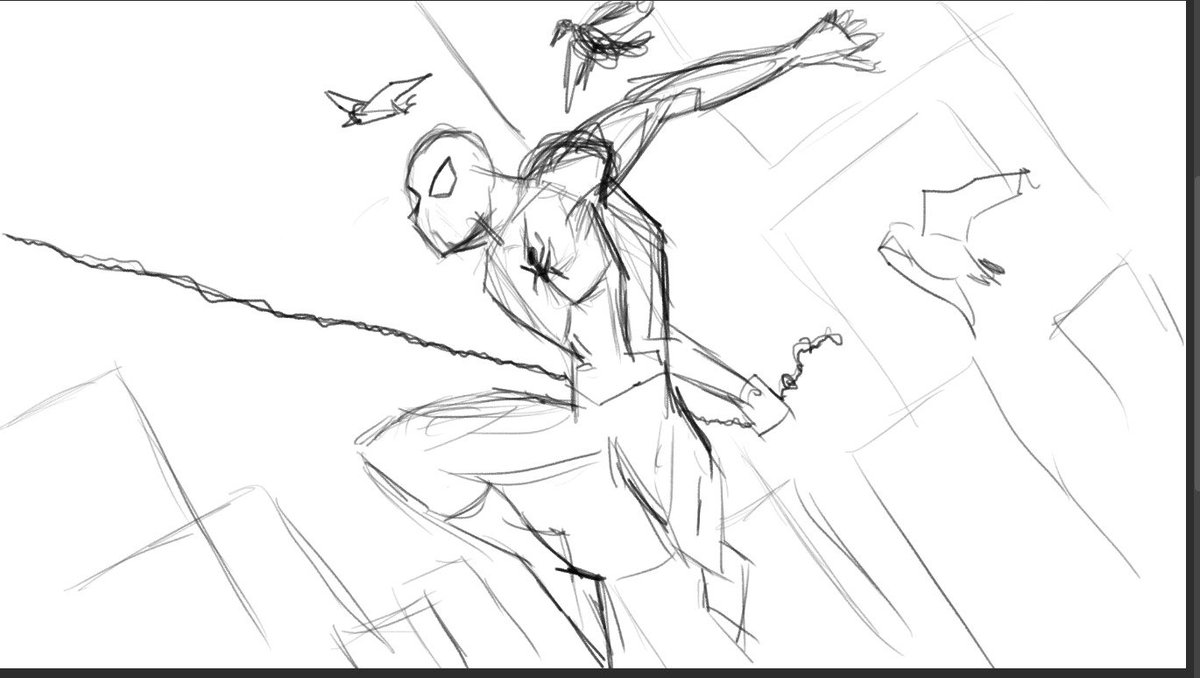 Einwren's tweet photo. Art study from The Sinister war by Kael Ngu cover art. It's bad I know but it getting better

#Spiderman #marvel #fanart https://t.co/IRBuz2Scqm