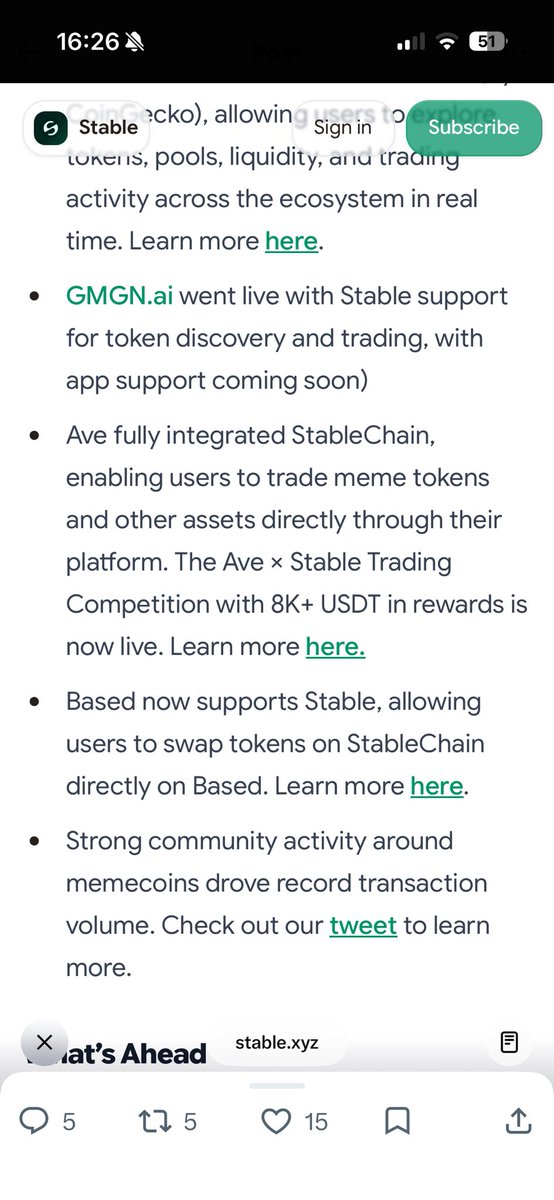 Itsbaddeeds's tweet photo. If you read this article from @Stable and scroll further down to this section. Press the link about memcoins and it take you to their tweet about fefer:native https://t.co/22x7jIZi0S