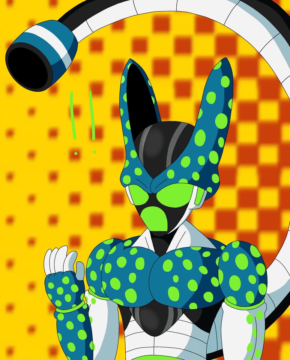 BootyCell's tweet photo. Cell ends up in the wrong timeline, but he didn't leave without a turbo-snack, and a new form

#cellabsorbs #tailvore #projectturboblast #tempo https://t.co/CKRFaFt8iC