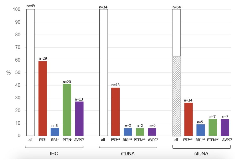 urotoday's tweet photo. Point-Counterpoint: When considering capivasertib for #mAPMN disease, IHC for PTEN loss is necessary.
Key points from @aaparicioMD @UTMDAnderson at #USPCC26:
â
CAPItello-281 used ONLY the VENTANA PTEN (SP218) RxDx IHC assay (âĽ90% tumor cells with no cytoplasmic staining) for patient selection
â
IHC measures functional protein lossâcapturing epigenetic/post-transcriptional mechanisms NGS can miss
â
IHC & NGS are NOT interchangeable (IPATential150 & other studies show discordance)
â
Practical wins: IHC is faster, cheaper, widely available, and avoids ctDNA/NGS pitfalls (low tumor fraction, PTENP1 pseudogene, variable CNV calling)
Bottom line: To treat per the registration trial, use the companion diagnostic IHCânot NGS or ctDNA alone.
Written coverage by @zklaassen_md @GACancerCenter > https://t.co/cpLV2tW4jS @PCFnews @neerajaiims