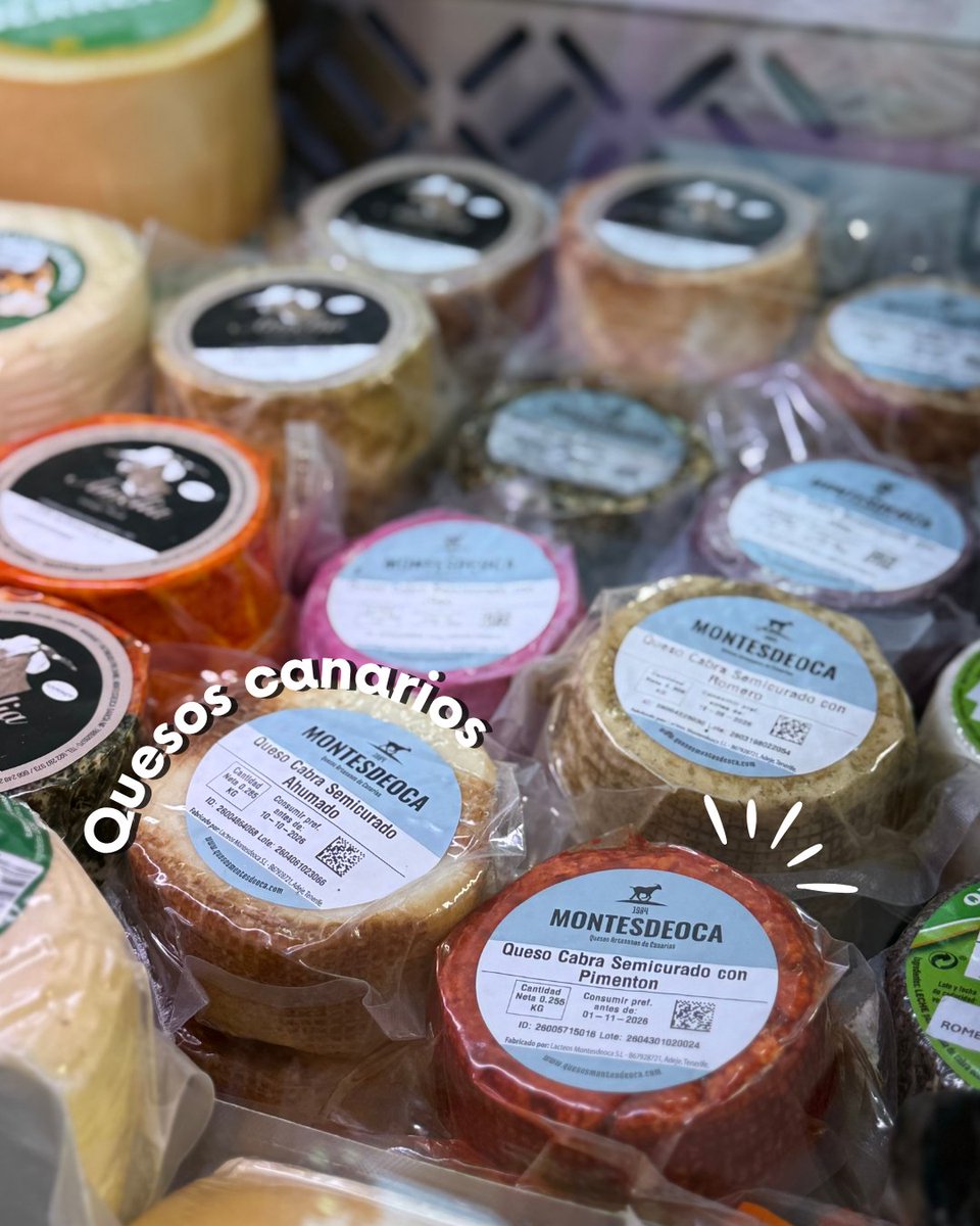 MercadoLagunero's tweet photo. Cualquier momento del día es una oportunidad para picar un trozo de queso canario.
La clave está en la variedad, y Comestibles Eustiquio tiene todo lo que necesitas.
¡Pásate por el puesto y elige tu queso favorito!
#mercadodelalaguna #consumelocal https://t.co/VkarL7MQzF