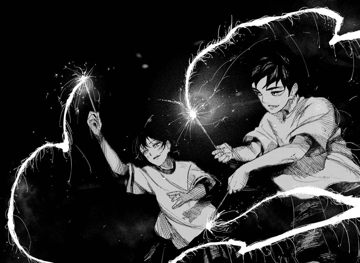brkagurabachi's tweet photo. What amazes me is how Kagurabachi works no matter what.

Just the other day, I was mourning Samura's death, then Chihiro's defeat... And now we're at a point in the story where Chihiro doesn't even exist yet, and Samura hasn't even been mentioned.

When a story is truly great, it stands on its own and remains incredibly engaging even when the "main characters" aren't around.

At the beginning of Kagurabachi, it was almost impossible to imagine a chapter without Chihiro. Now, with the series having matured so much, Hokazono-sensei can do exactly that without ever making the reader feel like something is missing.

That's the level of storytelling Hokazono-sensei consistently delivers. Incredible characters, an incredible story, breathtaking art and phenomenal action. And even when the chapters step away from the action for a while, everything is so carefully crafted and purposeful that you never feel its absence.