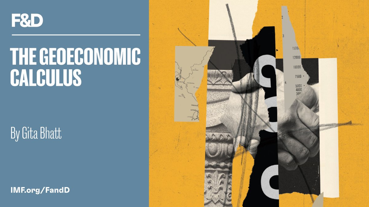 IMFNews's tweet photo. A new era of geoeconomics is reshaping how nations pursue power, growth, and security, according to F&amp;D editor-in-chief Gita Bhatt. https://t.co/TDEA9pIHwO https://t.co/O6UcDLG8fm