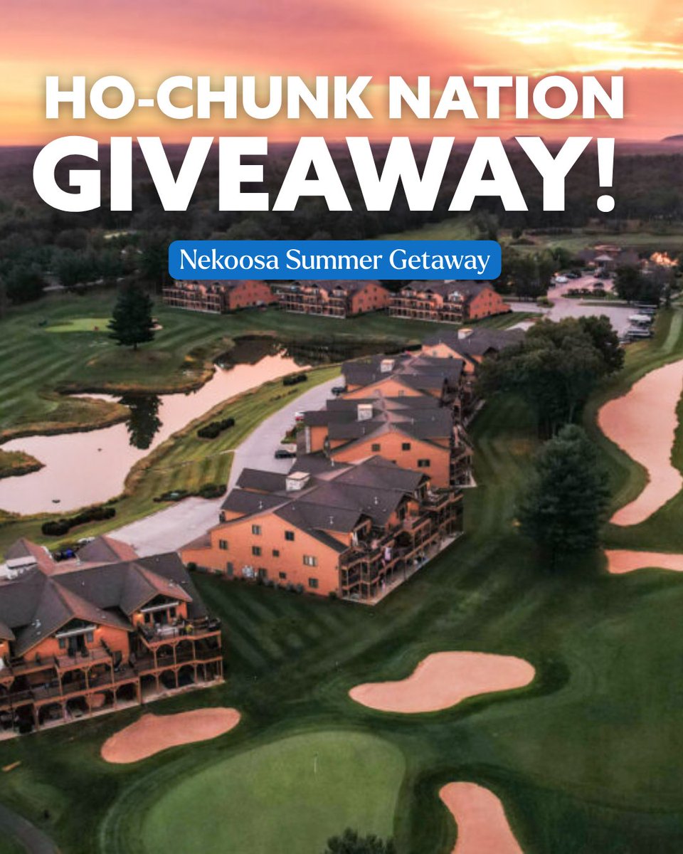 DiscoverWI's tweet photo. GIVEAWAY ALERT!

One lucky winner will score:
Play package at Ho-Chunk Gaming Nekoosa
One night stay at Northern Bay Resort
One round of golf for two at Northern Bay Resort

Enter now for your chance to win: https://t.co/1JKSGpmjIw https://t.co/ZjLiLnOtAe