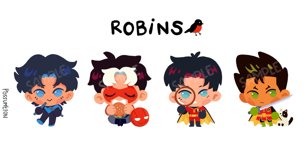 Possumtion's tweet photo. Lil guys size of 1 penny👌
#robins #dccomics https://t.co/1TzeaWdQfI