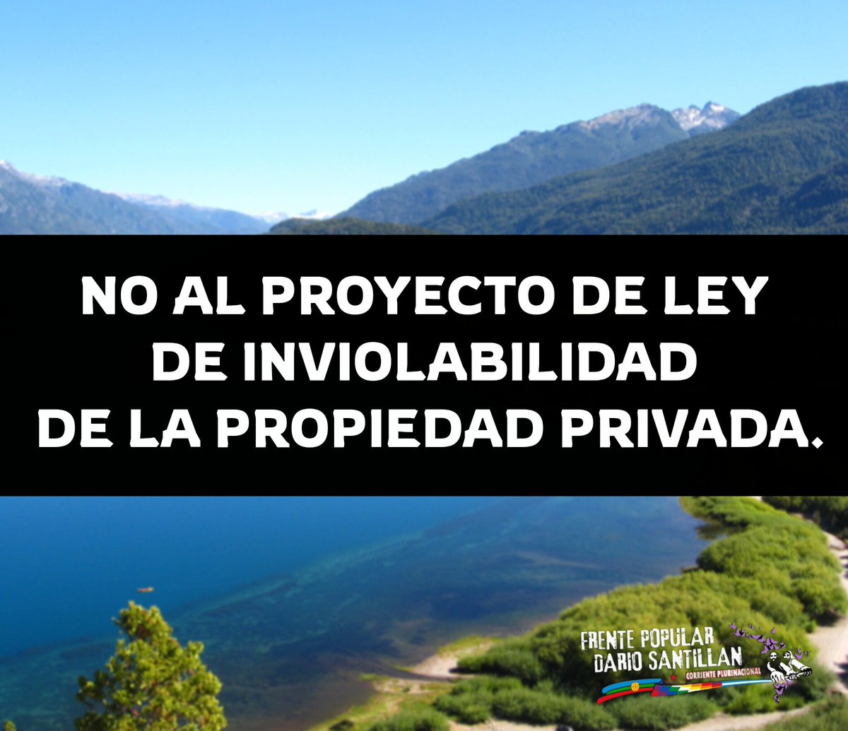 Corriente_Fpds's tweet photo. ❌NoA LA LEY DE INVIOLABILIDAD DE LA PROPIEDAD PRIVADA.

🛑 DEFENDER LOS TERRITORIOS ES UN DERECHO. https://t.co/aPSjwQTcog