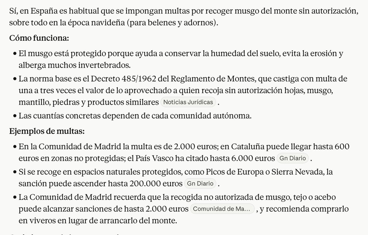 jmsanz's tweet photo. @JoseMGarrido @SarahPerezSanta @MalasLenguas_Tv Me parece que deberías disculparte. Resulta que el ignorante eres tú. Menuda metedura de pata. Y, si eres una persona honrada, vete a pagar la multa que corresponda por recoger musgo, que has reconocido que lo has hecho. La ignorancia de la ley no exime de su cumplimiento. https://t.co/YkW6TKtnZK