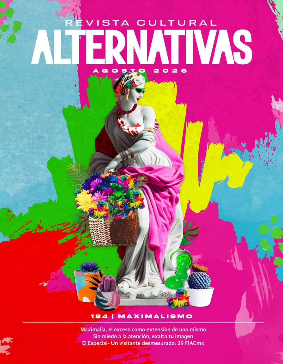 LeoAlternativas's tweet photo. 🫟 En un mundo donde el minimalismo busca expandir horizontes, su contraparte, el maximalismo hace contrapeso y nos demuestra que el «más» no tiene porque ser malo. Disftura de Alternativas 184: Maximalismo 🎆 🌵 🌈 A propósito del  @FIACmx 🪷https://t.co/lFzpVfH9up https://t.co/q4Nao0S3Ii