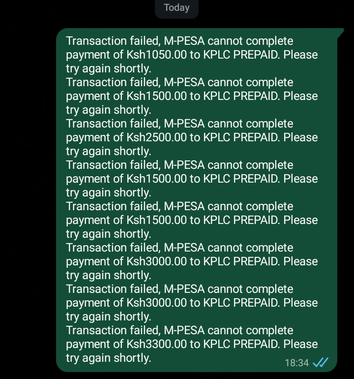 VINCENTAROSI's tweet photo. @kplc_token this my person trying to load token,what a mess really? https://t.co/uhbOOMvurD