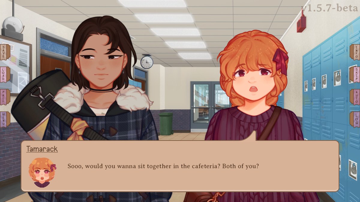 Patch_Games's tweet photo. Aw. Look at them, being friends together. ♥️ (Let's see how long this lasts!)

Here's a sneak peek from "Tested", one of the early Step 2 Moments. It's also a Linked Moment, and connects to PJ Day! 🎉 https://t.co/ulXwNyxZR7