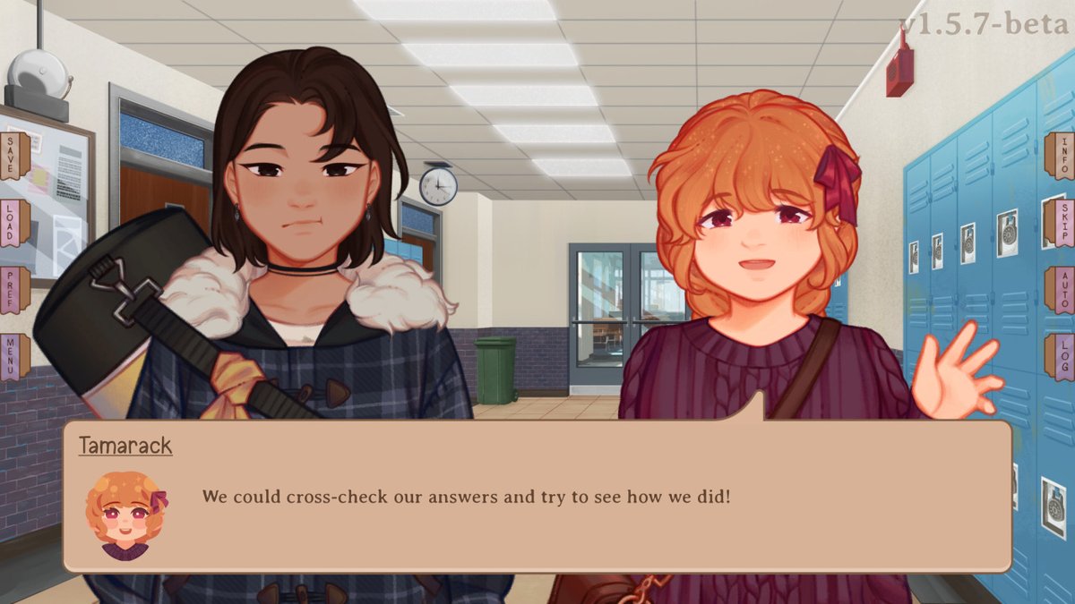 Patch_Games's tweet photo. Aw. Look at them, being friends together. ♥️ (Let's see how long this lasts!)

Here's a sneak peek from "Tested", one of the early Step 2 Moments. It's also a Linked Moment, and connects to PJ Day! 🎉 https://t.co/ulXwNyxZR7