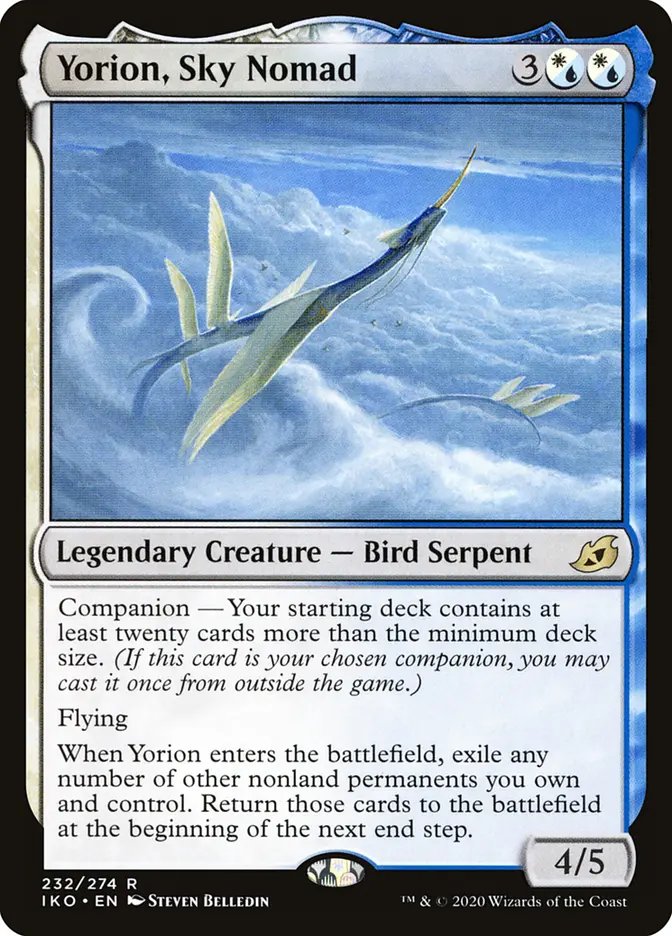 thejesguy's tweet photo. Please don't try making a Battle of Wits deck. Just hit the 120 threshold and use Yorion as a companion.

You'll thank me later. https://t.co/sRXnzCCeJm