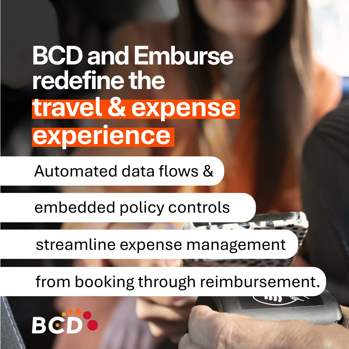 BCDTravel's tweet photo. We’re expanding our partnership with Emburse, bringing together Tripsource and AI-powered expense capabilities to simplify travel, improve compliance and drive efficiency: https://t.co/9LVEJnpdoz

#OpenByDesign https://t.co/gkJ5QQLpDt
