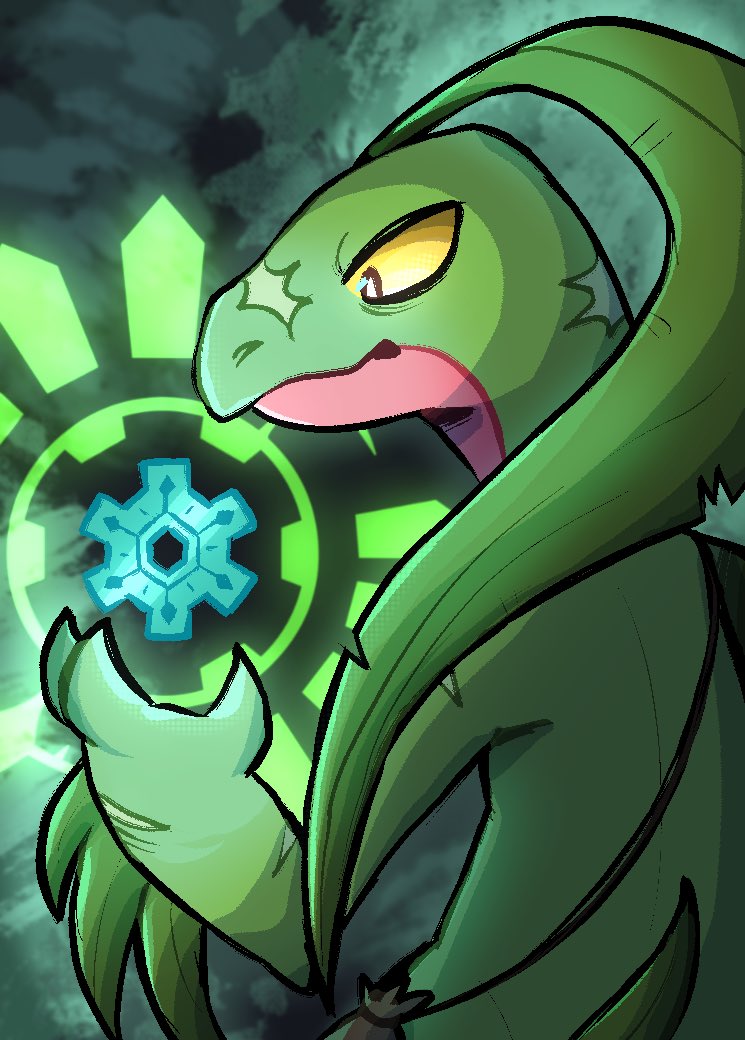 andykitkatt's tweet photo. im late to #pmd day, but here’s a grovyle i drew some time ago <3 https://t.co/sqwS8PKRwl