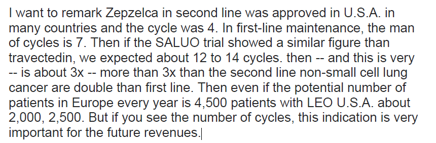 pistoto2017's tweet photo. #zepzelca #pharmamar #lurbinectedin #sarcoma #leiomyosarcoma #LMS 💸💸💸💸👇... The right of the trial is "SaLuDo" not "SALUO". https://t.co/7rWCeQYvpi