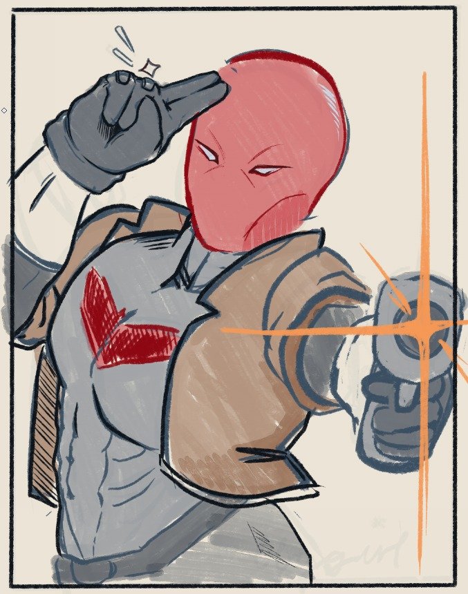 PomPorree's tweet photo. Red Hood Sketches. 
Cant decide which one to finish https://t.co/93lEXgEqdB