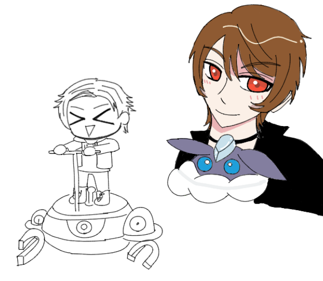 Snfieldarmor's tweet photo. また絵チャにお邪魔しました〜
仮面ライダー×ポケモンが！！熱い！！！ https://t.co/F0sIMTnGvf
