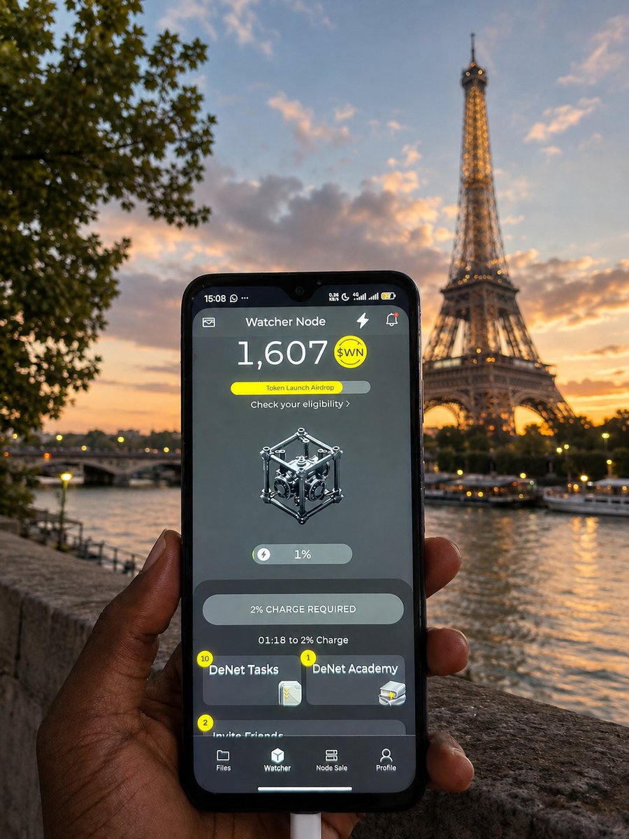 Tharandomkiddd's tweet photo. Launching watcher node to secure @DeNetPro storage network, live from Paris #watchersEverywhere https://t.co/aG4PS5u18h