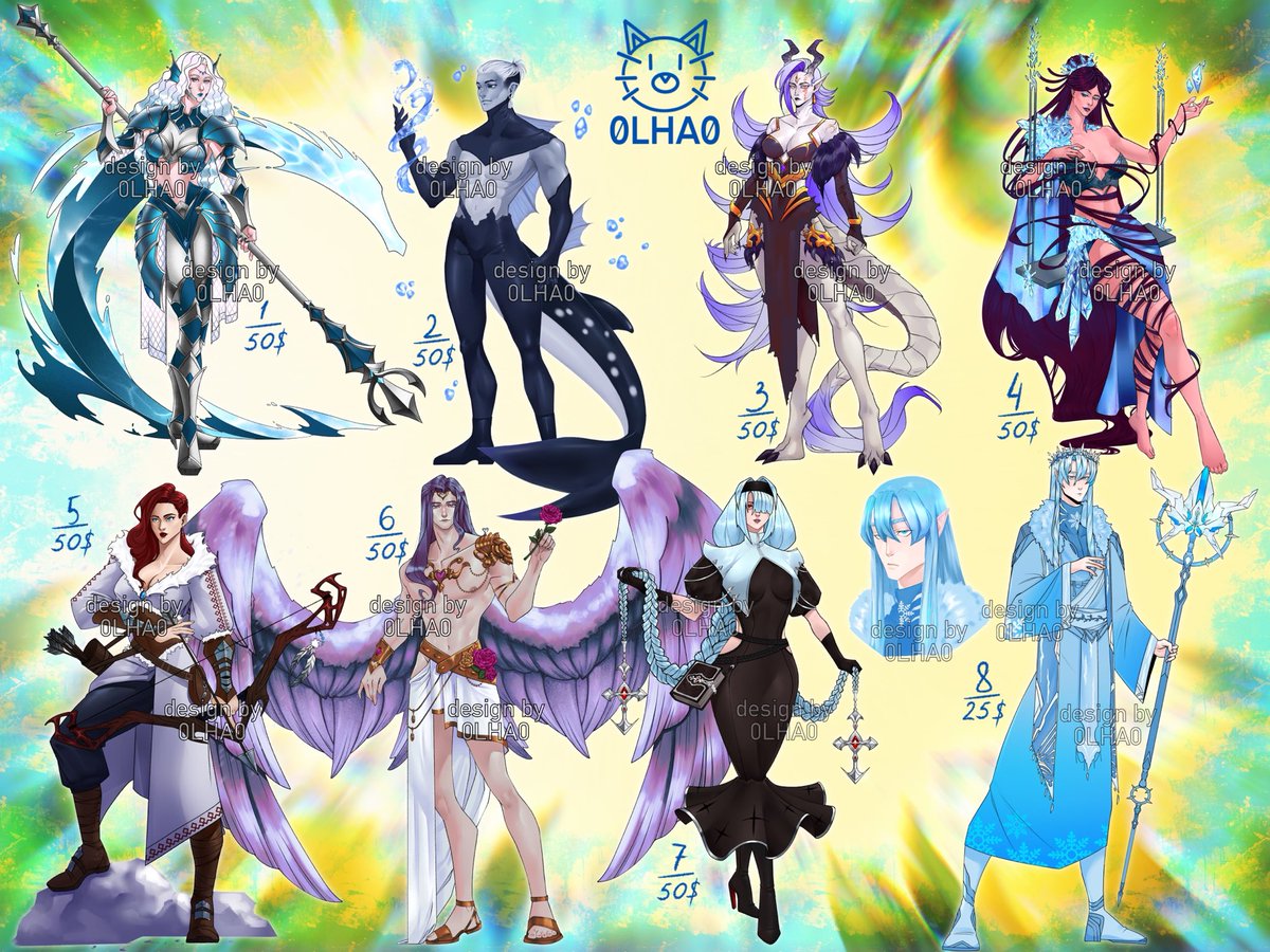 0LHA_0's tweet photo. Hey, everyone! 😊

I decided to do a spontaneous Summer Sale! 🌞
It starts today and runs until August 9th (inclusive).

Hope you're all having a wonderful summer! 💛

#summer #sale #adopt #adoptables https://t.co/IfKq6pGWks