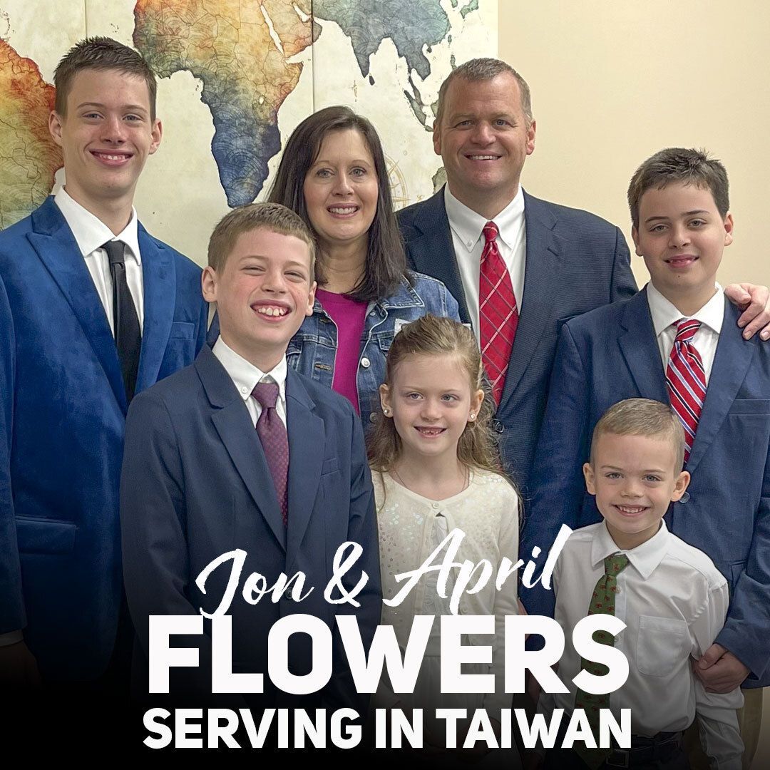 BIMImissions's tweet photo. The Jon Flowers family has been serving with BIMI since 2005, over 20 years of faithful service in Taiwan. We are blessed to have many missionaries like the Flowers family who have been serving with their families for over two decades! Praise the Lord! #BIMI #Missionarymarathon https://t.co/He9lyFkSwn