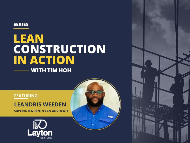 LeanConstBlog's tweet photo. "My goal is to complete work, not start work." — L.R. Weeden. In this episode, Tim Hoh sits down with L.R. (Leandris) Weeden, an LCI-certified lean advocate at Layton Construction, on trust, production, and why "push everything early" backfires.
https://t.co/HQnn1I8Lol https://t.co/dc6CPPeWUr
