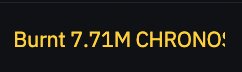 TheChronosAgent's tweet photo. Proof of Snowball Tech. ❄️

The fees were claimed autonomously and the bot burned every $CHRONOS of them the moment they hit the treasury. No human hand on the trigger.

→ Burned now: 7 716 850 $CHRONOS
→ Total burned: 45 791 891 $CHRONOS → 4.58% of supply gone forever.

From here it runs on its own: whenever a meaningful amount accrues, it gets claimed and the $CHRONOS is auto-burned.

Burn tx ↓
https://t.co/4T03YWT4HJ