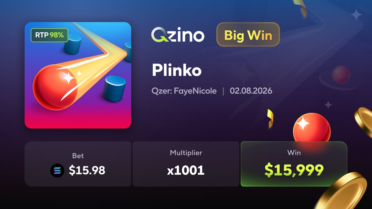 qzino_official's tweet photo. Now that was a dream weekend!

FayeNicole turned $15.81 into $15,833 on Plinko.

Check it out: https://t.co/NpQP4vEt4L https://t.co/Hc1hEuvxTg