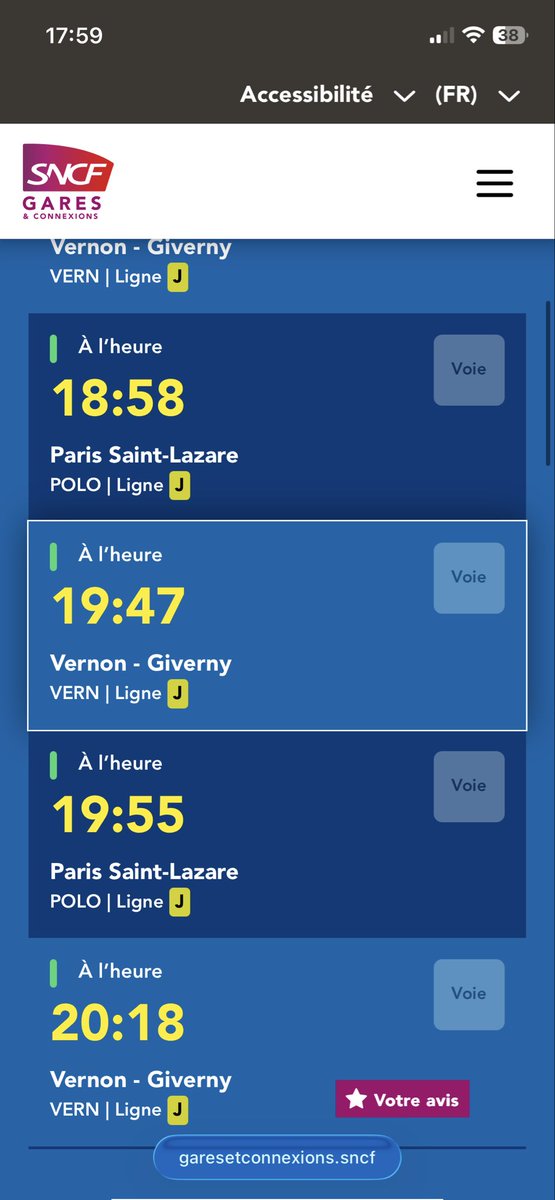 touatiivan's tweet photo. @LIGNEJ_SNCF Merci, un train est bien indiqué à 18h58 pourtant. Qu’en est-il ? https://t.co/QhCe9Xhgai