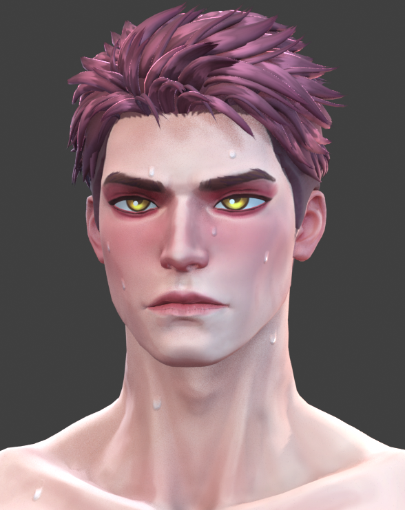 SaraDiLaila's tweet photo. The irony of me working on a sweaty Valko render yesterday, only for them to drop a sweaty Caleb right after and I can’t even enjoy it
I've been working on tweaking Valko's face and I finally got it right yesterday, even while recovering from my shoulder and hand injuries- https://t.co/eRfgQjZMVM